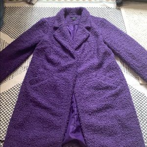 Purple Teddy coat